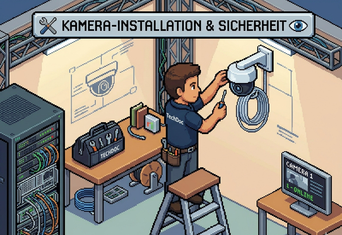 Installation einer Überwachungskamera